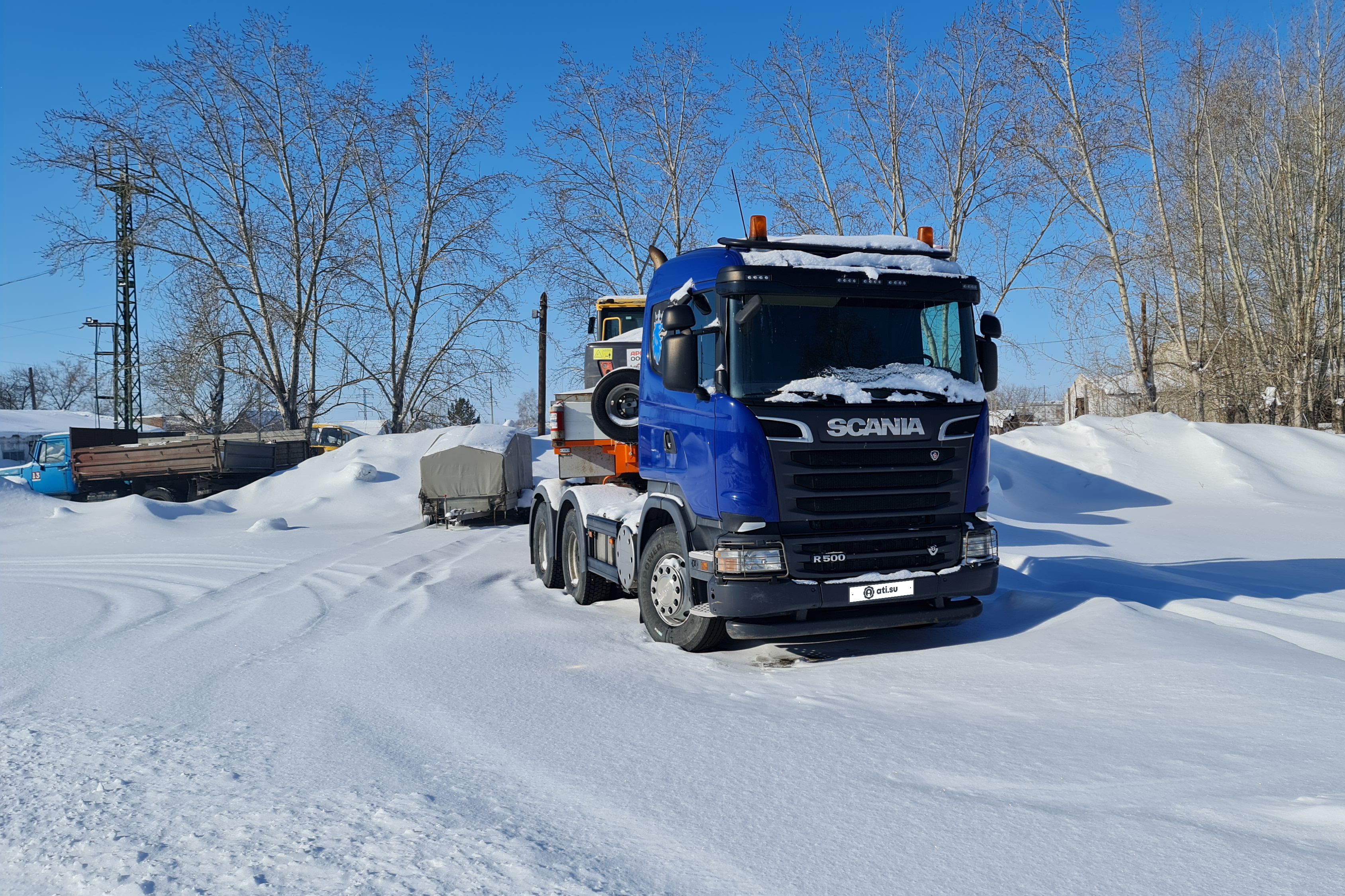 Автопоезд (сцепка) Scania R-Series500, СпецАвтоПрицеп Другое - арендовать в  Омске